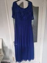 Beautiful full length cobalt blue dress, size 16, new, never worn, little mistrss 2