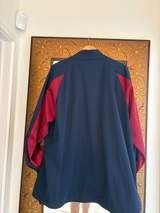 Greg Norman Full-Zip Golf Performance Weather Resistant Windbreaker Burgundy Navy Jacket XXL 3