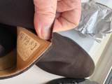 Bally Luxury Suede Slip-On Mens Chelsea Boots Brown UK10 EU44 5