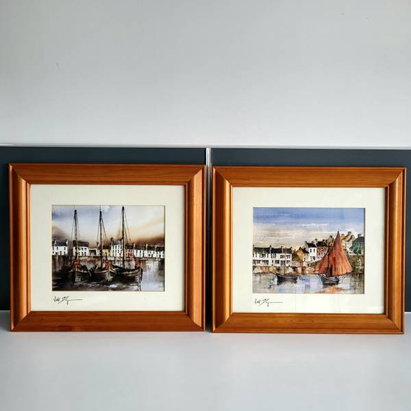 Val Byrne Galway Hooker boat prints