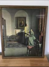 Classic English Genre Scene: "The Sampler" by L. Campbell Taylor, R.A. 2