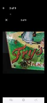 FRY'S Advertising sign (metal) 3