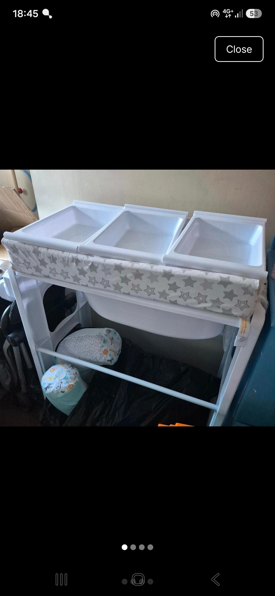 Baby changing table