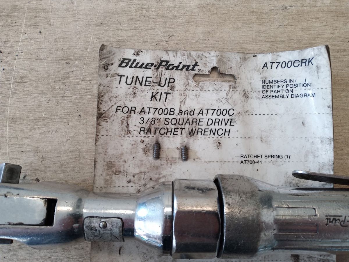 Blue Point 3/8 air ratchet and repair kit