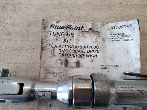 Blue Point 3/8 air ratchet and repair kit