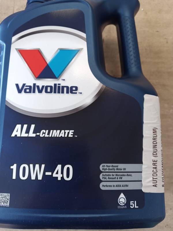Valvoline engine oil