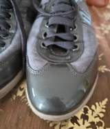 Geox Respira Women’s Grey Patent & Suede Sneakers - Size 6 2