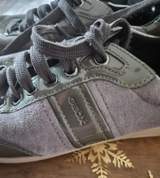 Geox Respira Women’s Grey Patent & Suede Sneakers - Size 6 4
