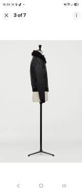 BRAND NEW WIITHOUT  - Brand: Giambattista Valli x H&M (2019 Capsule Collection) - Style: Leather Bomber / Aviator 10