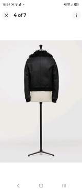 BRAND NEW WIITHOUT  - Brand: Giambattista Valli x H&M (2019 Capsule Collection) - Style: Leather Bomber / Aviator 8