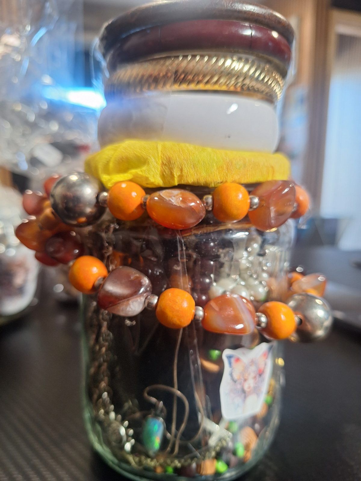 Rich jewellery jar
