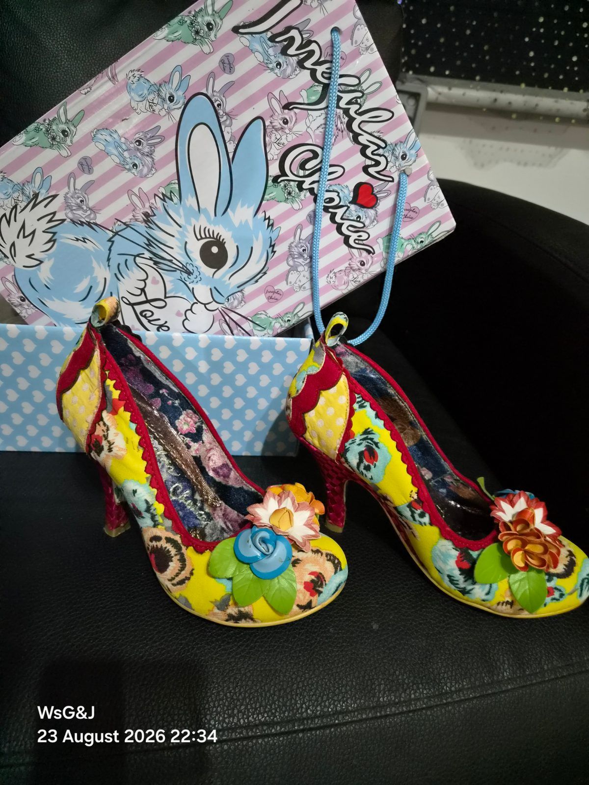 Irregular Choice "Day Dreamer" Yellow Floral Heels - EU 36 (Rare/Sold Out)