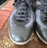 Geox Respira Women’s Grey Patent & Suede Sneakers - Size 6 3