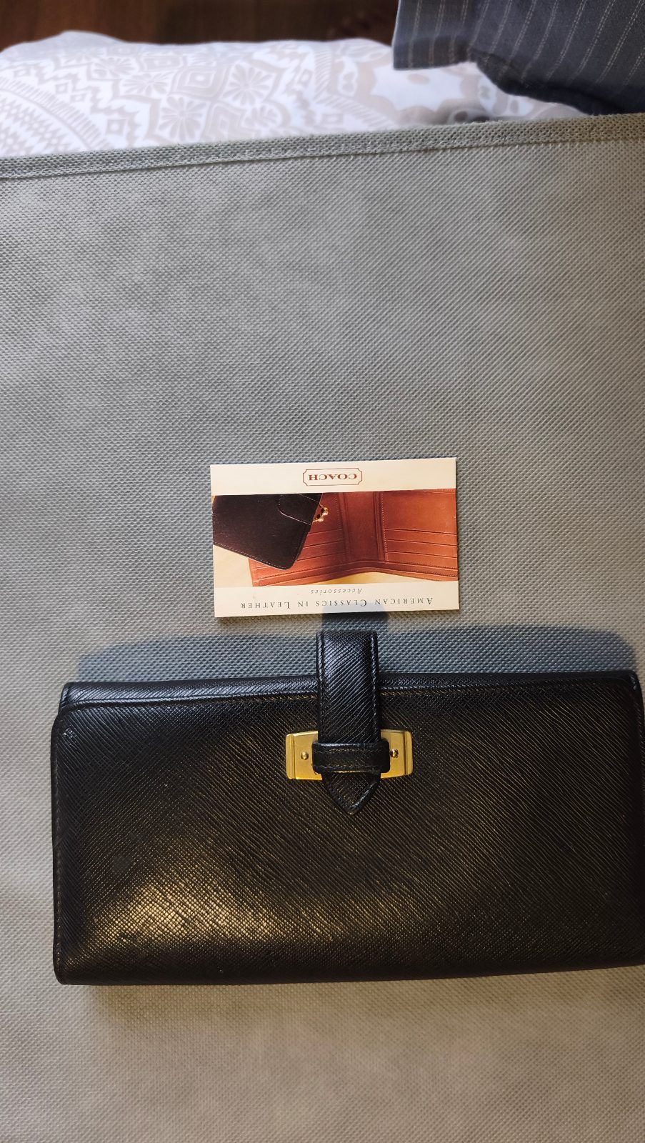 Rare Vintage 1990s Coach Madison Gramercy Continental Clutch Wallet – Made in Italy