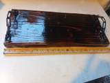Rustic Handmade Wooden Serving Tray BBQ 6