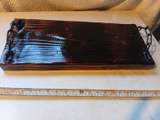 Rustic Handmade Wooden Serving Tray BBQ 4