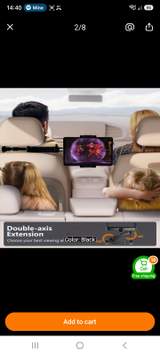 Tablet phone holder for car 2