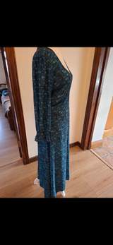 Kate&Pippa Teal blue abstract dress size XL 5