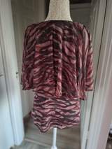 Pink Burgundy layered chiffion Top 5