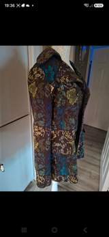 Vintage floral coat fully-lined size L 8
