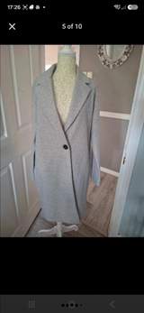 Dunnes Grey Longline coat 3