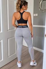 Nike pro Grey Training leggings size M 2
