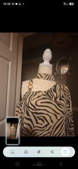 Shein zabra print asymmetric blouse 4