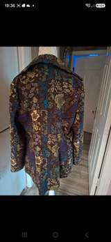 Vintage floral coat fully-lined size L 10