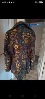 Vintage floral coat fully-lined size L 9