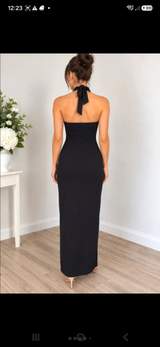 Oh polly Halterneck Maxi dress size 8 3