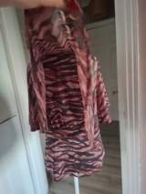 Pink Burgundy layered chiffion Top 4