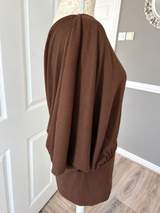 Brown off shoulder batwing top size xl 6