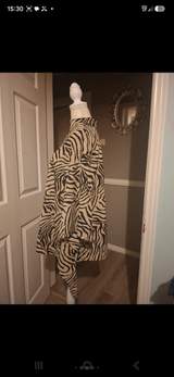 Shein zabra print asymmetric blouse 6