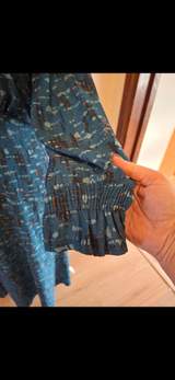 Kate&Pippa Teal blue abstract dress size XL 7
