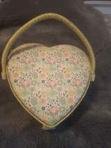Heart shaped Sewing basket 1