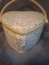 Heart shaped Sewing basket 3