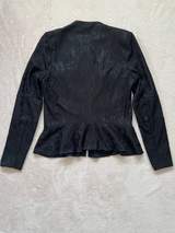 River Island black lace peplum jacket UK10 3
