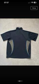 Vintage 2007 Adidas All Blacks Rugby polo shirt size Small 2