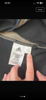 Vintage 2007 Adidas All Blacks Rugby polo shirt size Small 4