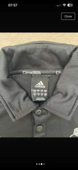 Vintage 2007 Adidas All Blacks Rugby polo shirt size Small 3