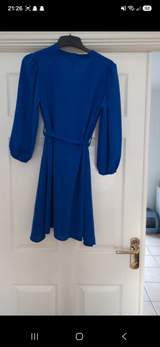 Royal Blue Shirt dress 3