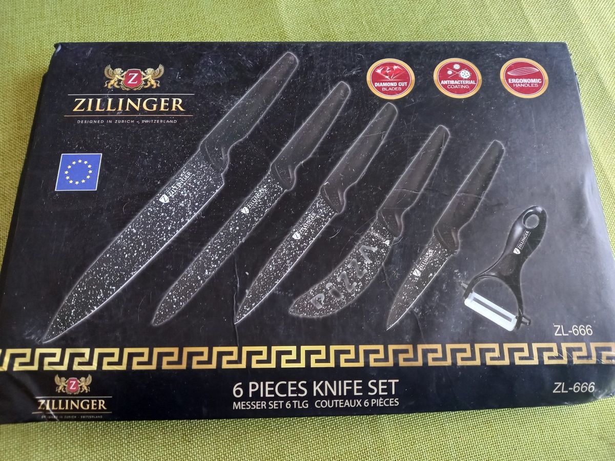 6 pieces kitchen knifeset
