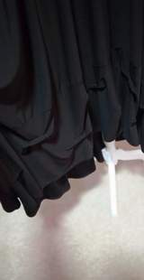Magna Black Ruffle Hem Maxi Dress Plus Size 24/26 3