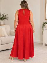 Primark Rust Asymmetric Maxi Dress Size 18 BNWT 2