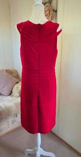 Frank Lyman Red Ruched Occasion Dress UK 14 4