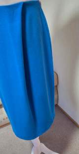 Closet Blue Cowl Neck Belted Midi Dress Size 16 5