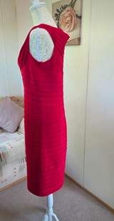 Frank Lyman Red Ruched Occasion Dress UK 14 3