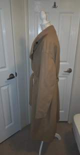 Dunnes Camel Funnel Wrap Belted Coat Size L BNWT 3