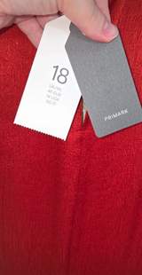 Primark Rust Asymmetric Maxi Dress Size 18 BNWT 9