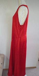Primark Rust Asymmetric Maxi Dress Size 18 BNWT 4